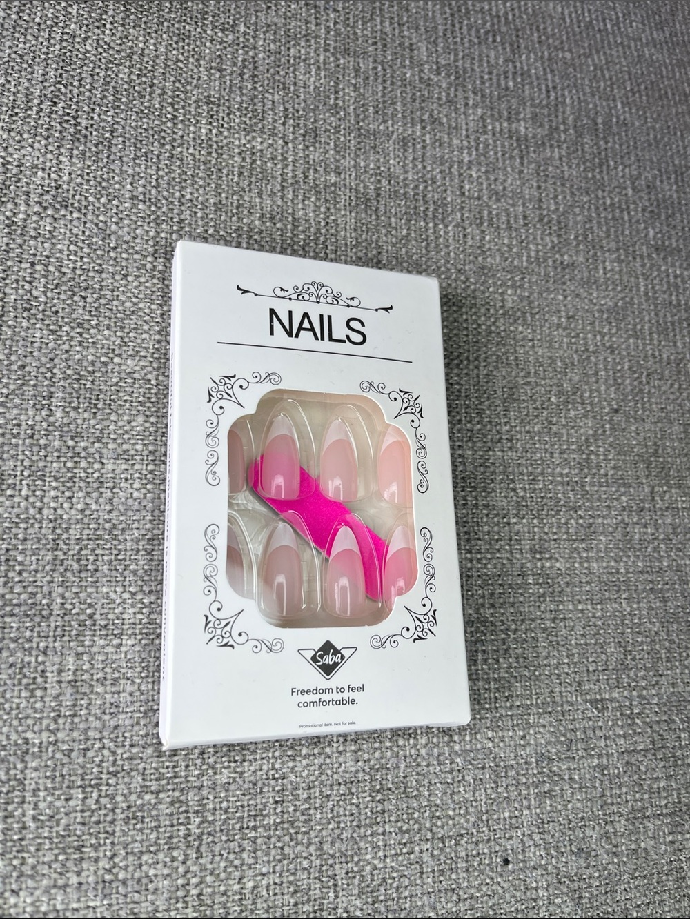 NWT Saba Neutral Stiletto French Tip Nails